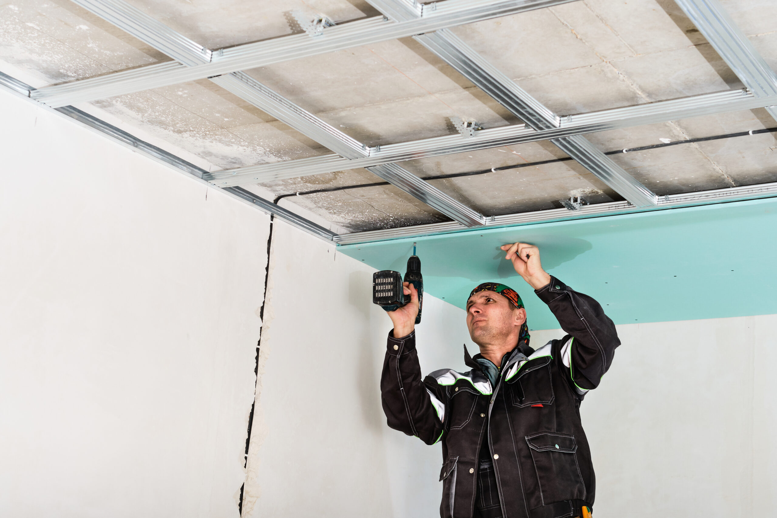 cartongesso su soffitto